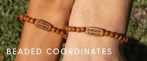 Beaded Custom Coordinates Bracelets