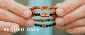 Beaded Custom Date Bracelets