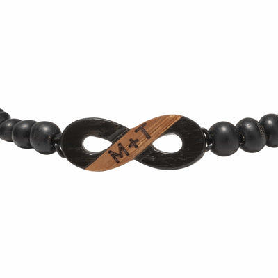Beaded Custom Infinity Bracelet