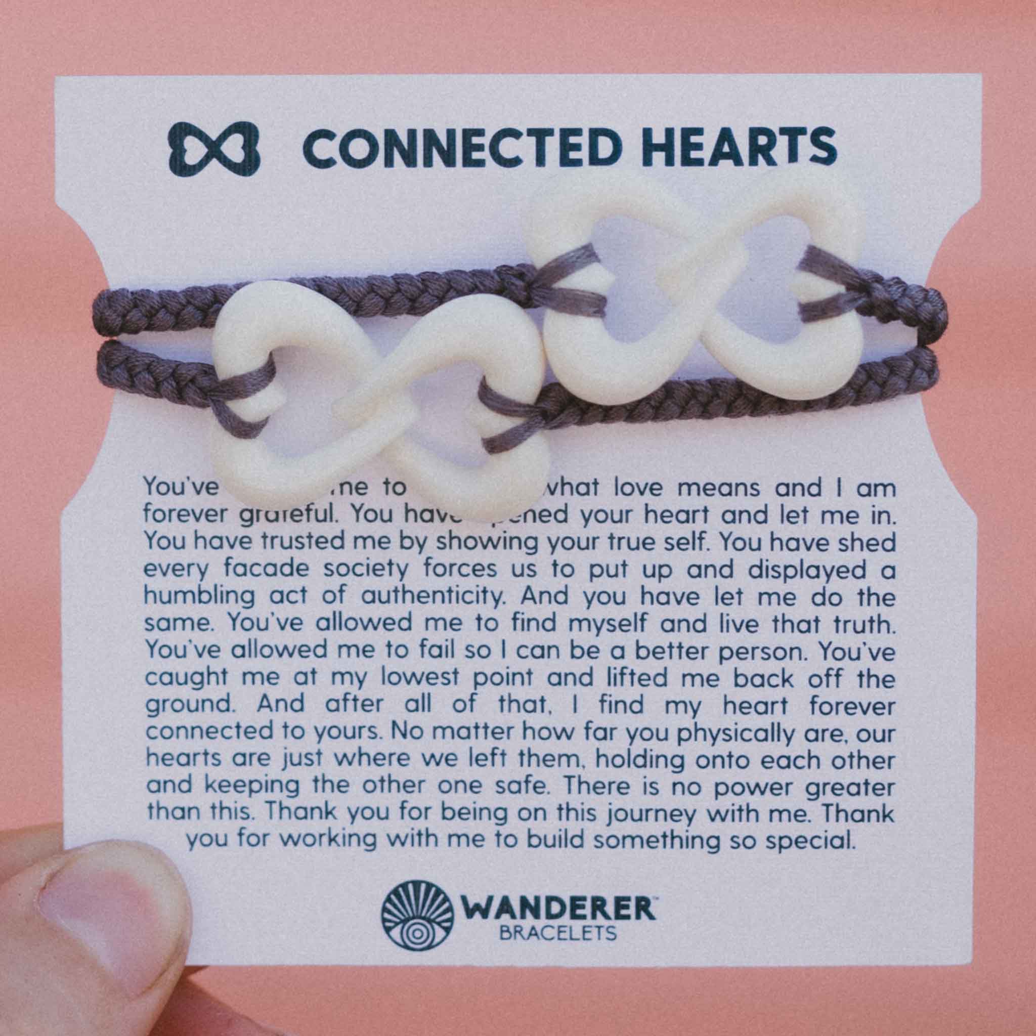 Heart Hands Bracelet  Handmade Wanderer Bracelets