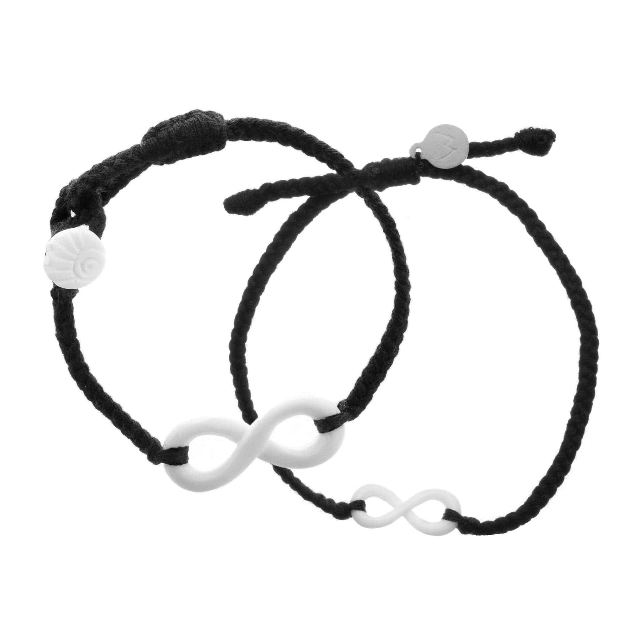 Buy BESTIES FOREVER BLACK AND WHITE BRACELET SET for Women Online in India