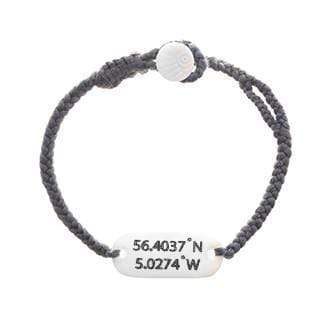Gray Coordinate  Bracelet